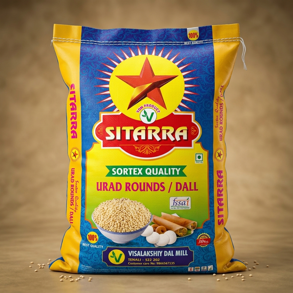 Sitarra 30kg Urad Rounds / Dall loaded bag